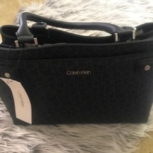 Calvin Klein Black/Asphalt Handbag